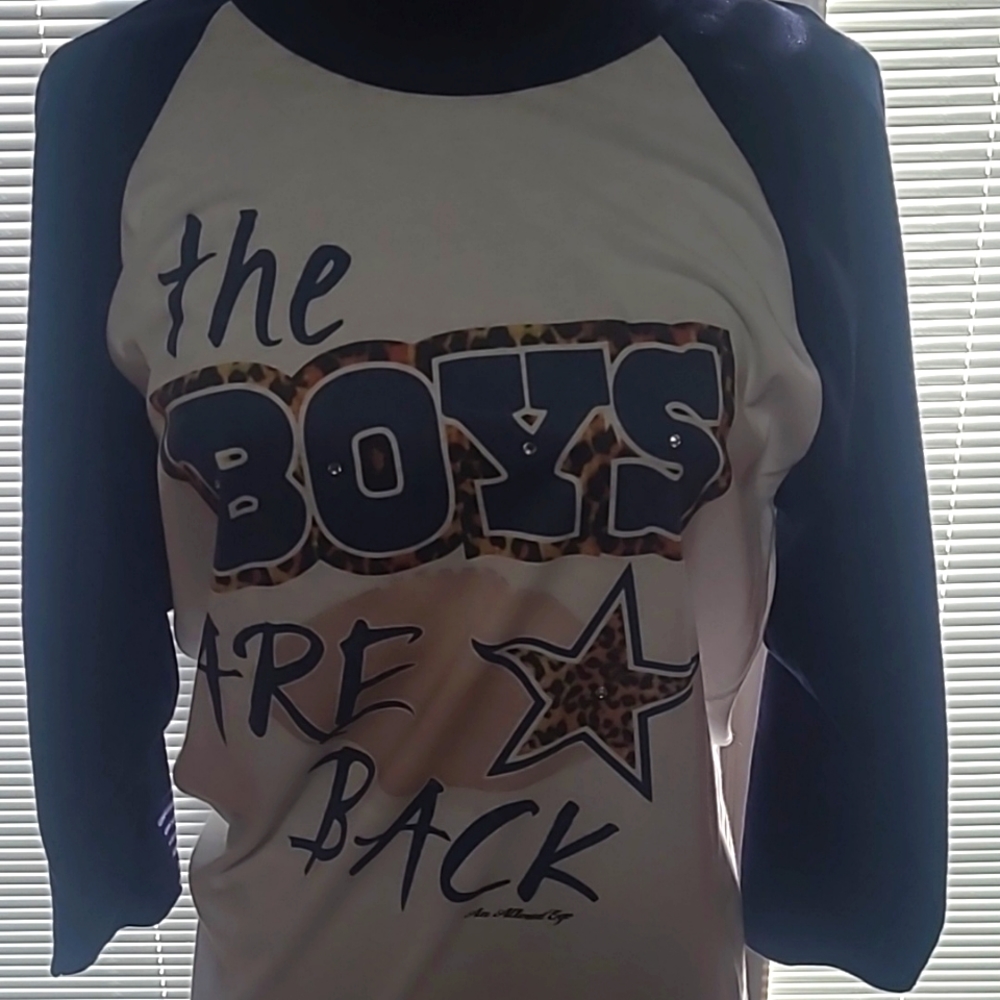 Cowboys baseball tee Medium